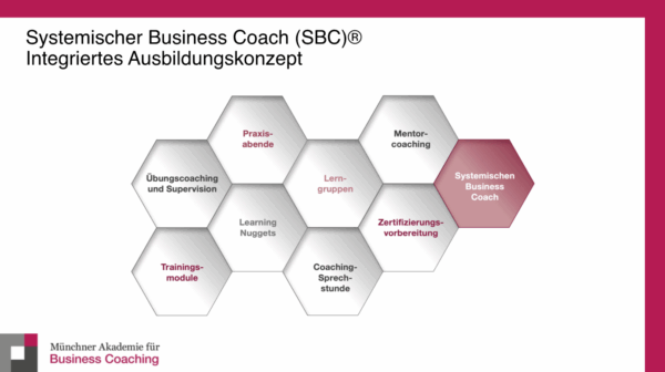 Integriertes Ausbildungskonzept Münchner Akademie für Business-Coaching Systemischer Business-Coach